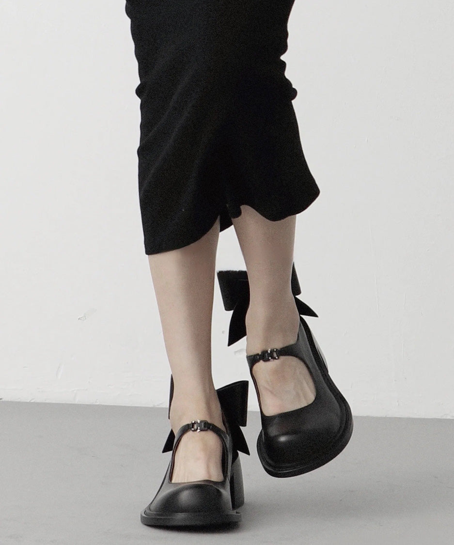 Ribbon Accent Mary Janes