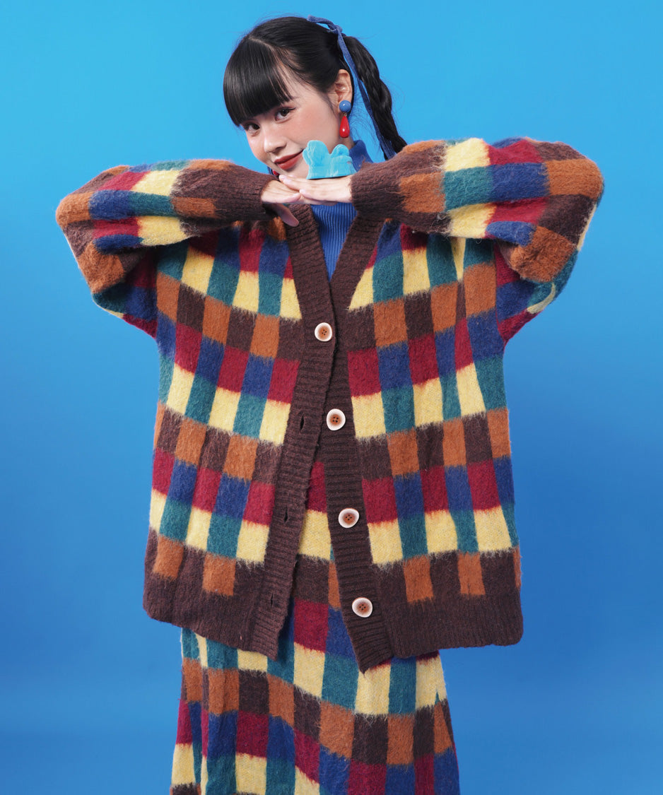 Color Block Check Series