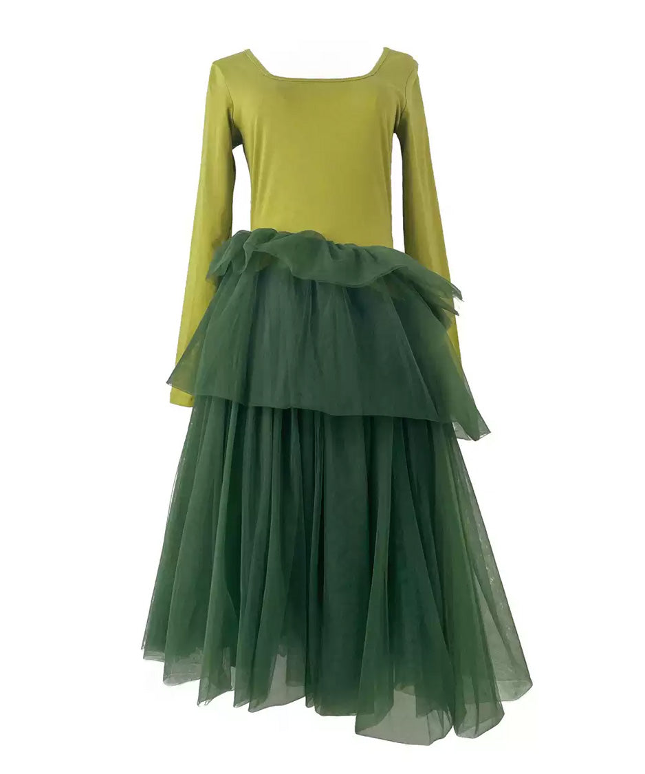 Tiered Drape Dress