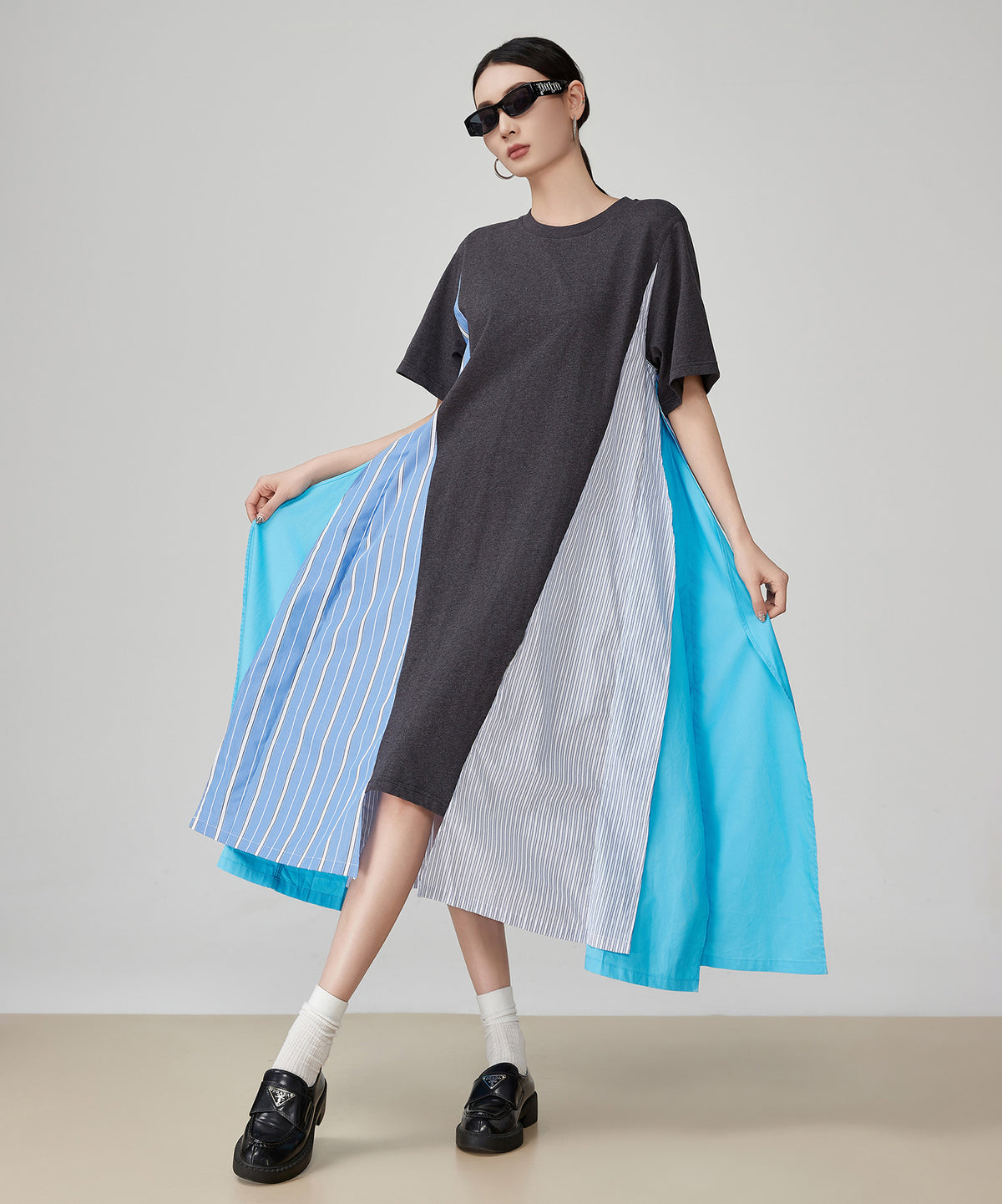 Composite Color Dress