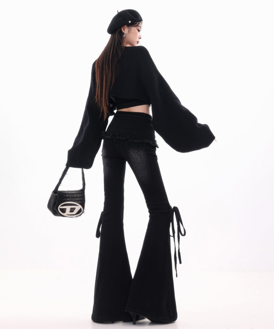 Bicolor Zip Top &amp; Skirt Co-ord