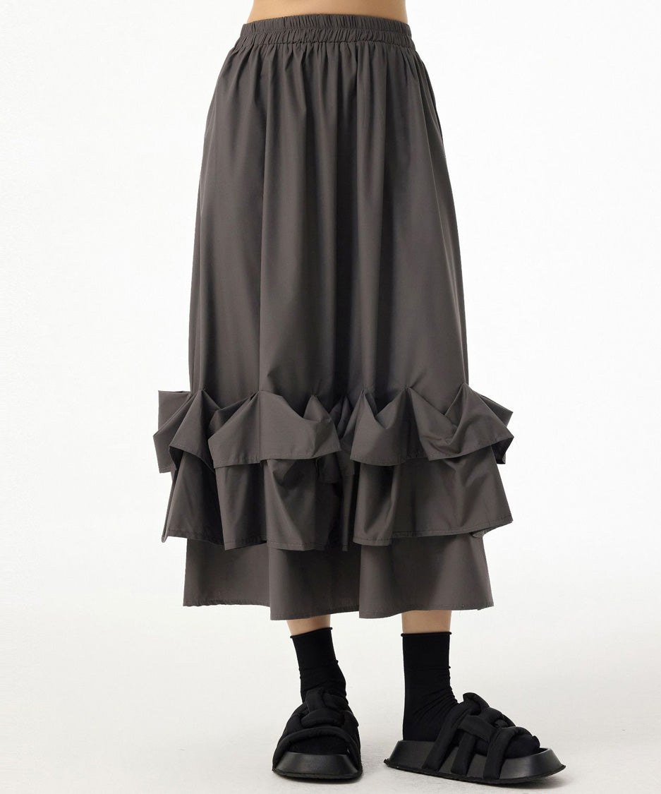 Frill Curve Skirt