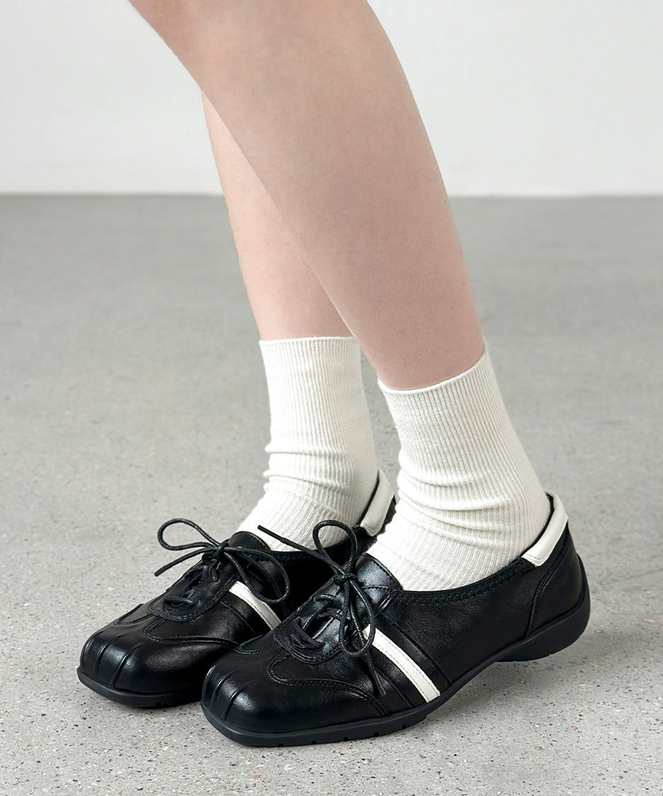 Sculpted Lace Up Shoes