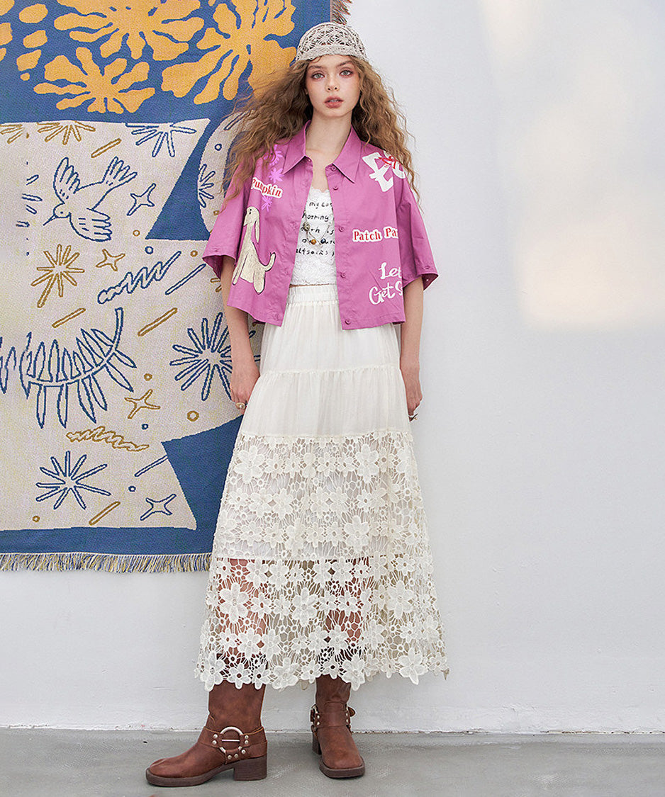 Lace Meadow Tier Skirt