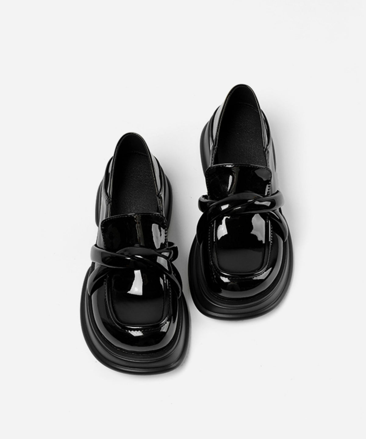 Gloss Chain Loafers