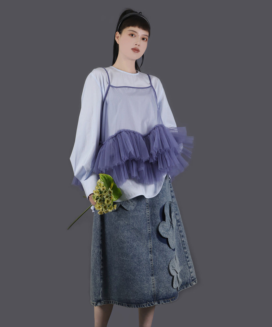Solenne Arc Line Blouse