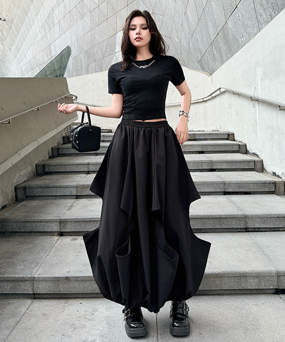 Drape Volume Skirt