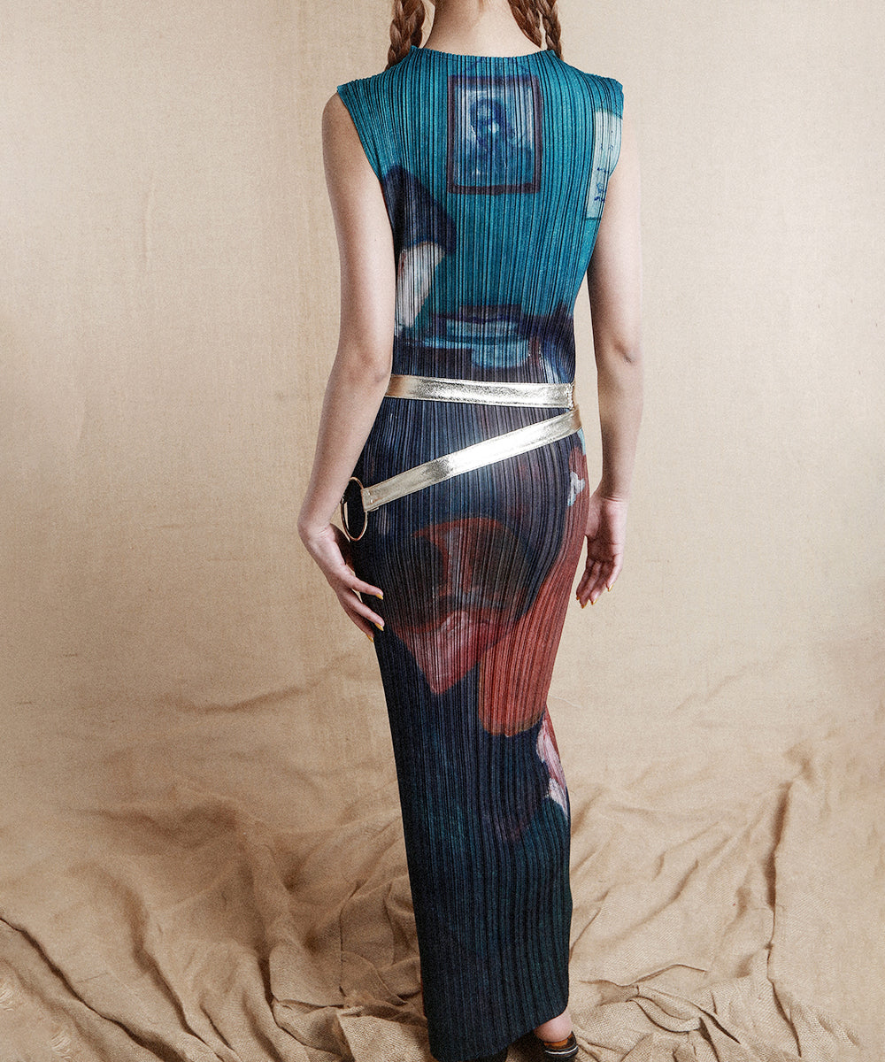 Metallic Ring Belt