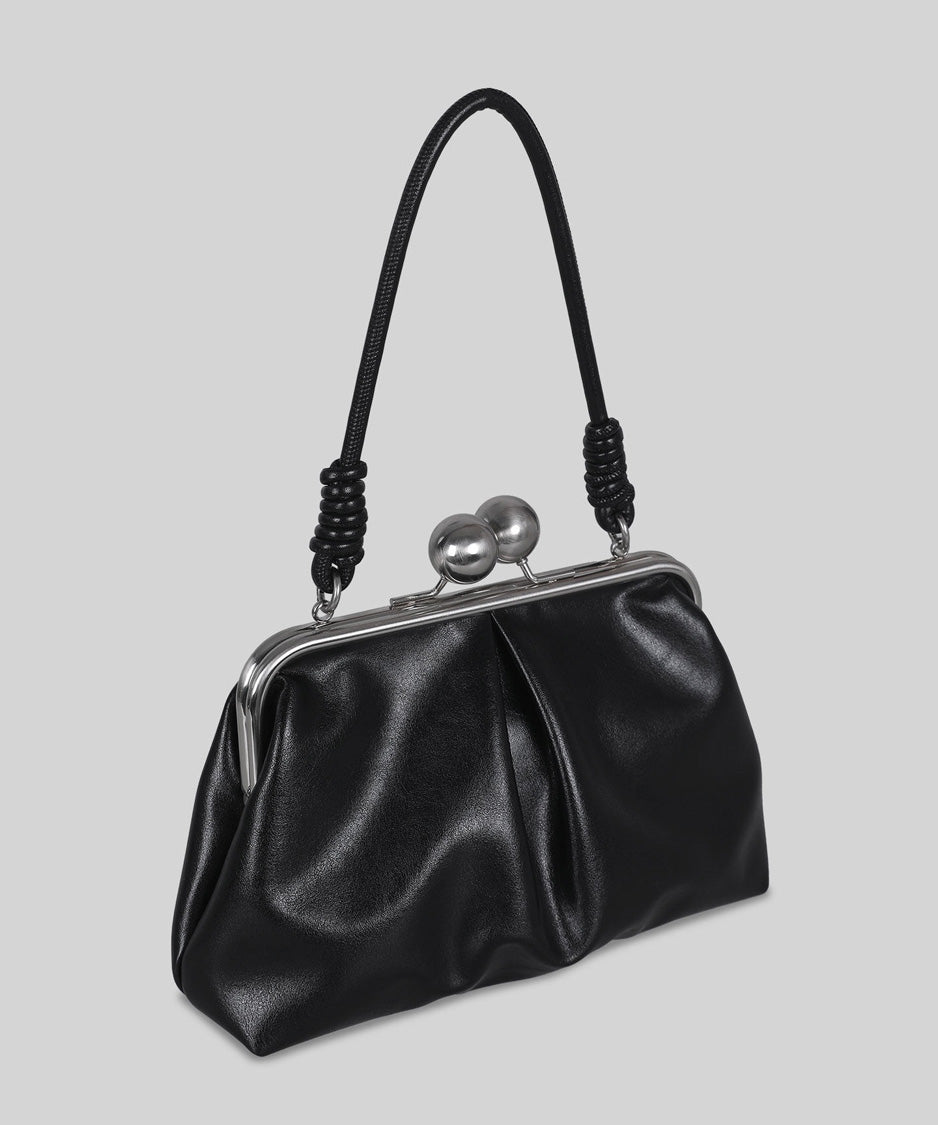 Metal Clasp Soft Bag