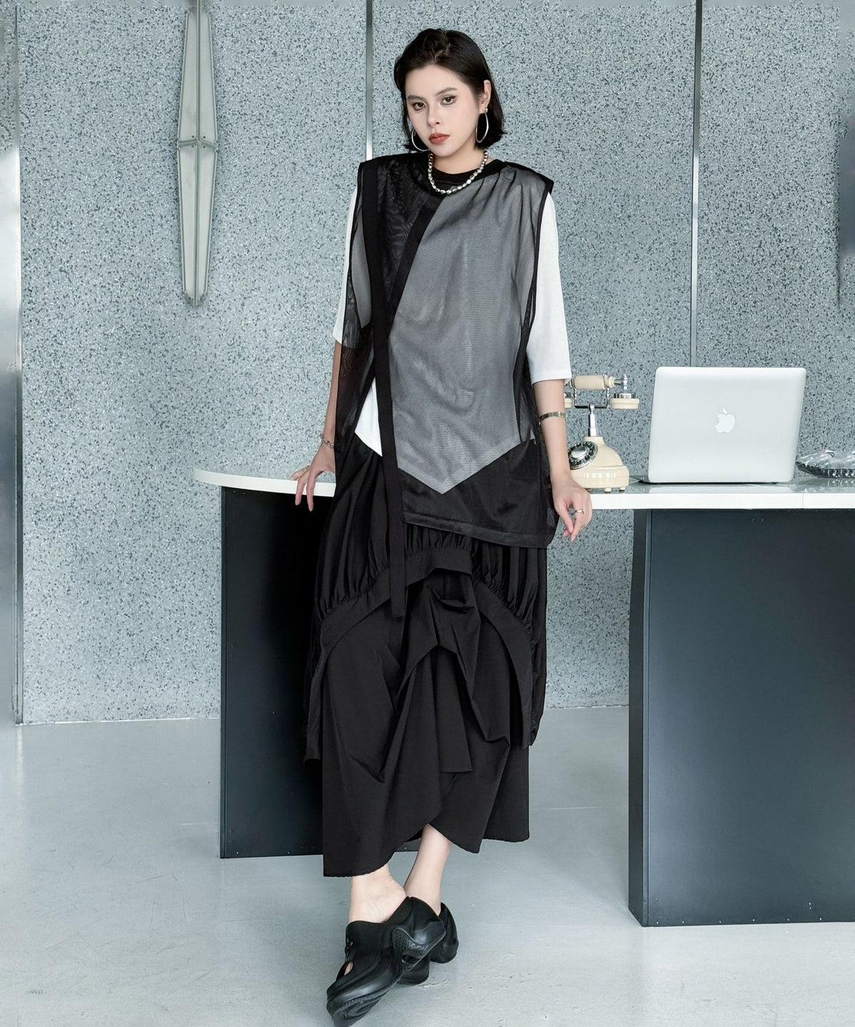 Mesh Layered Vest