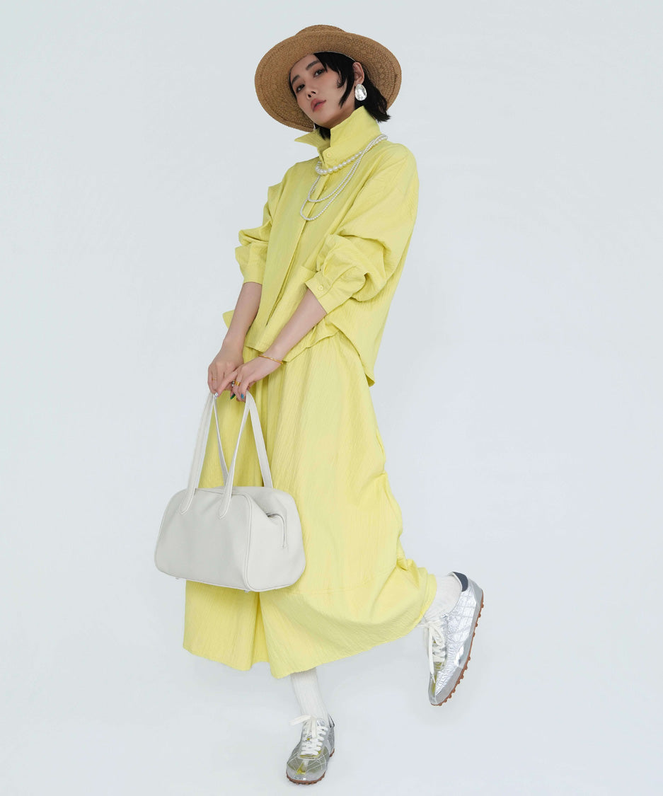 Soft Line Blouse＆Skirt Co-ord