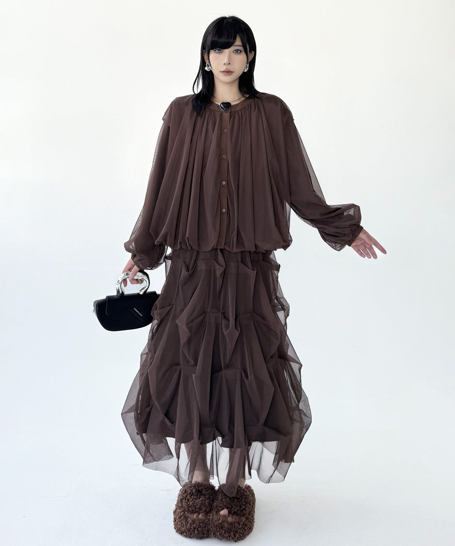 Sheer Volume Gather Tulle Series