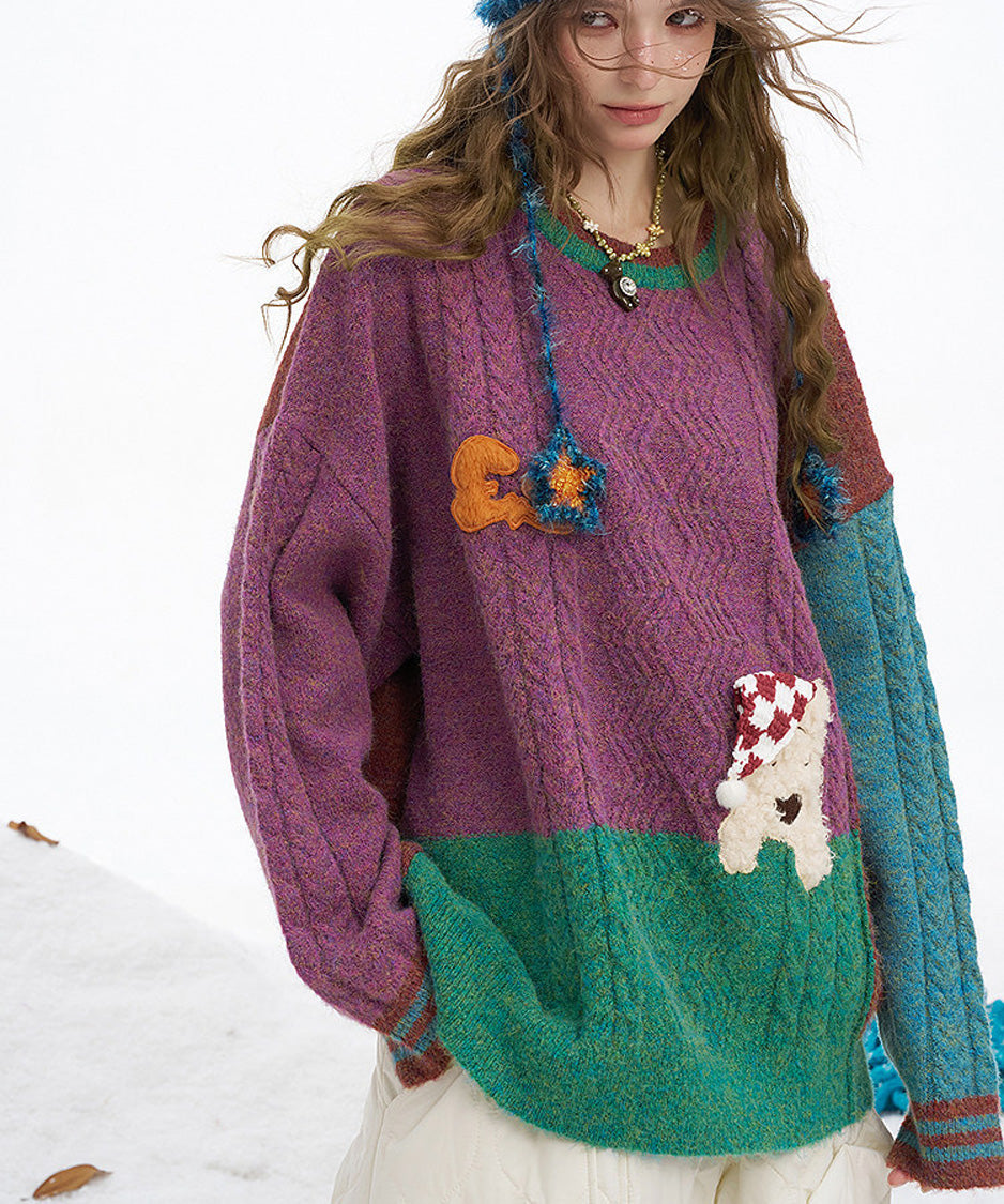 Patch Charm Sweater