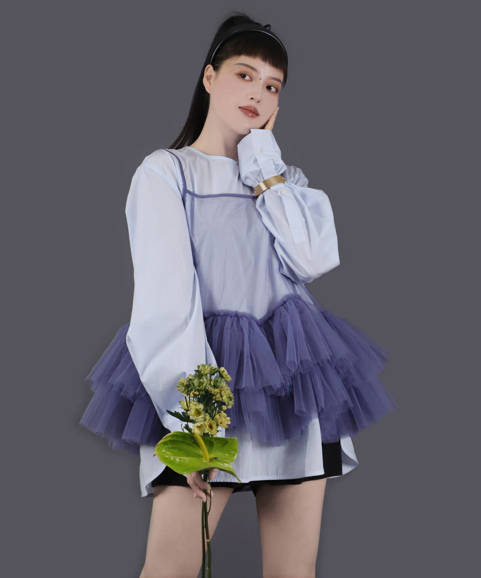 Solenne Arc Line Blouse