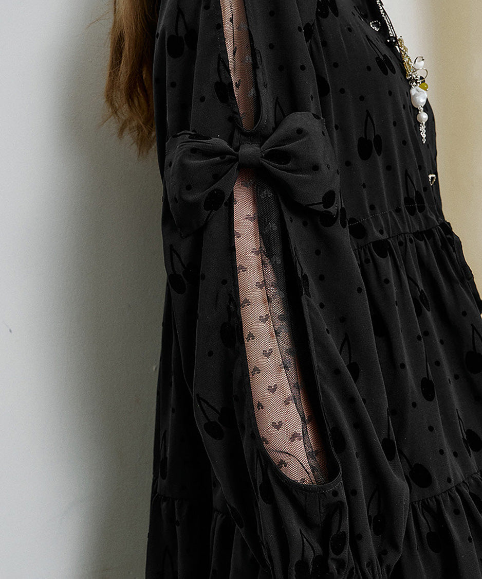 Cherry Veil Dress