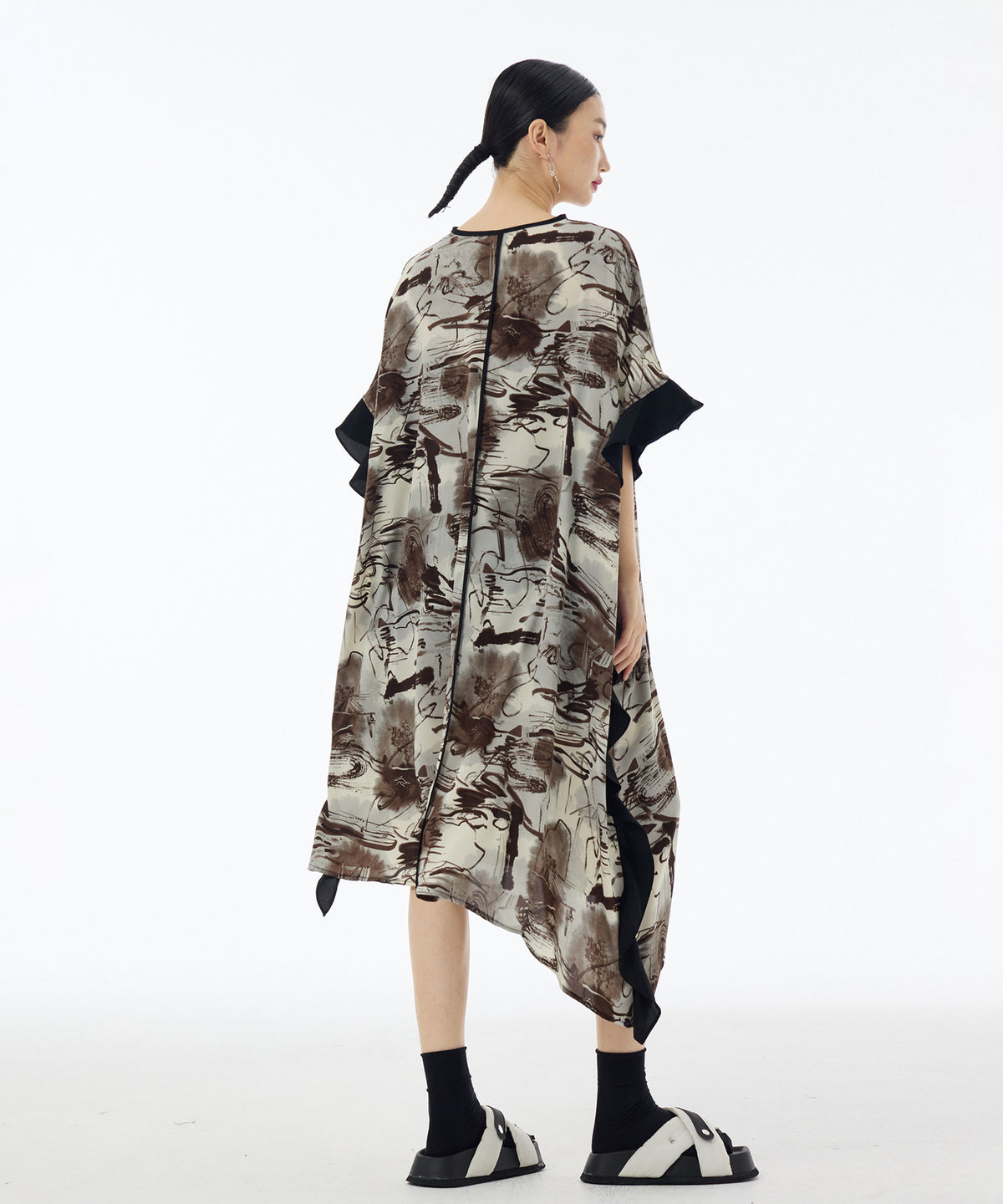 Brushwave Flow Dress