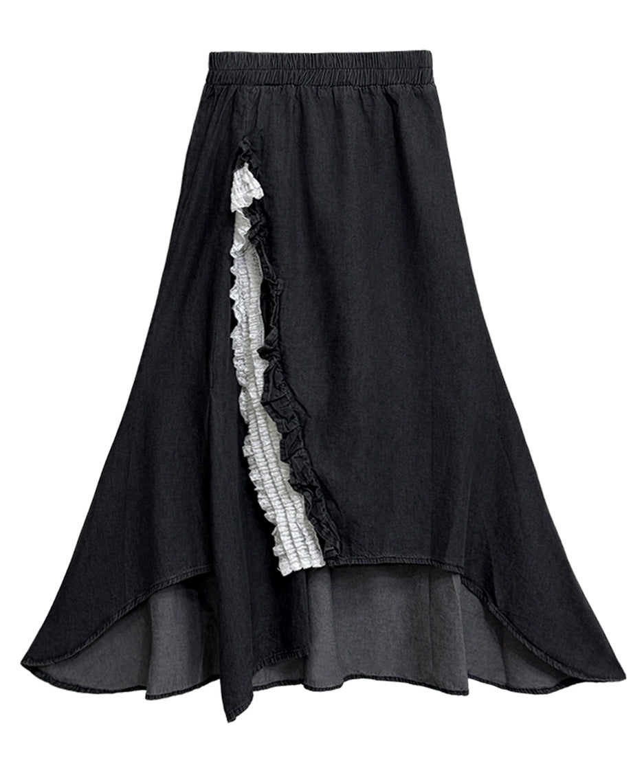Ruffle Line Layer Skirt