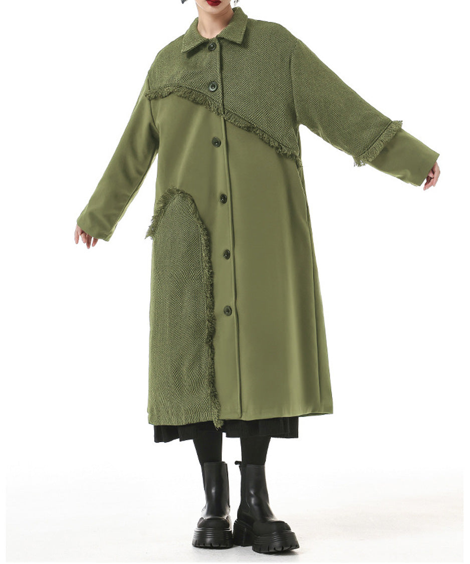 Fringe Texture Mix Coat