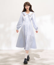 ロングドレス / Light Blue / S