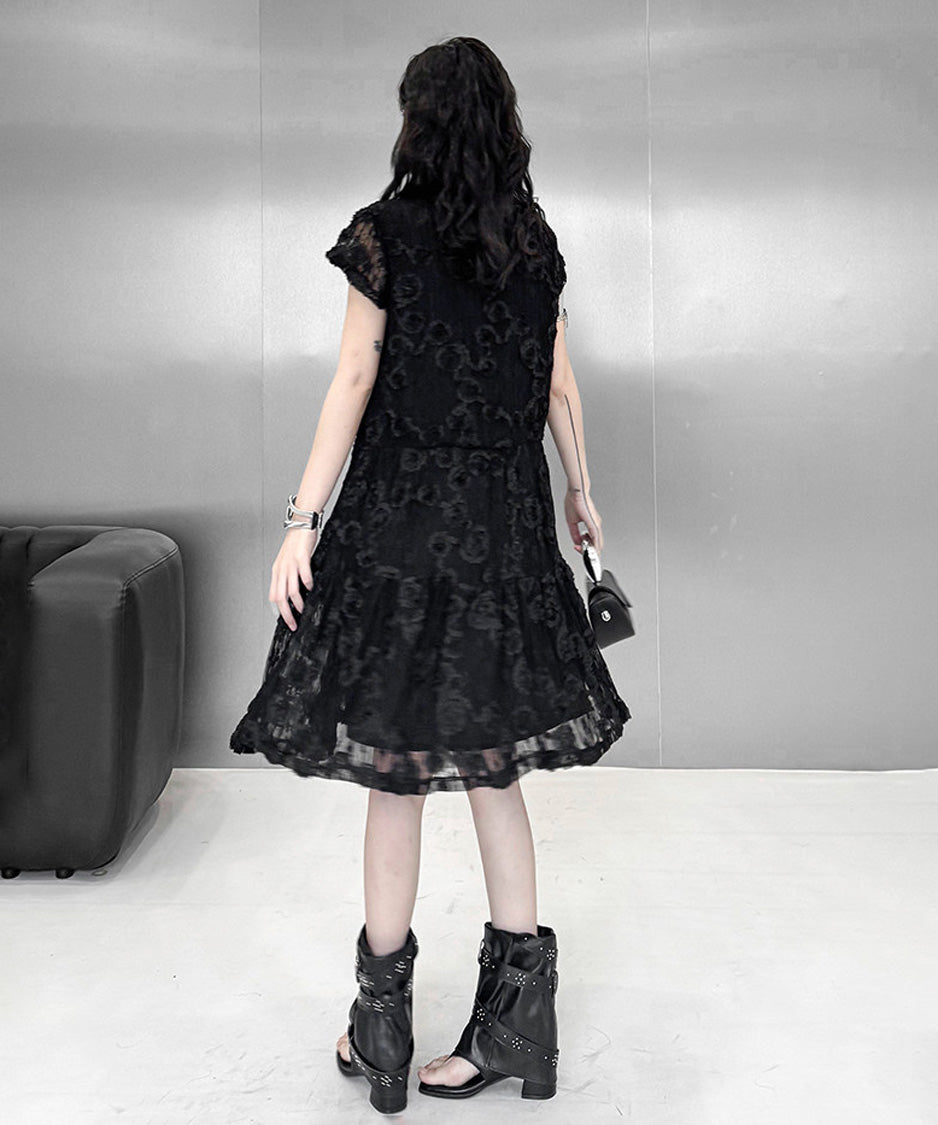Rosette Tier Dress