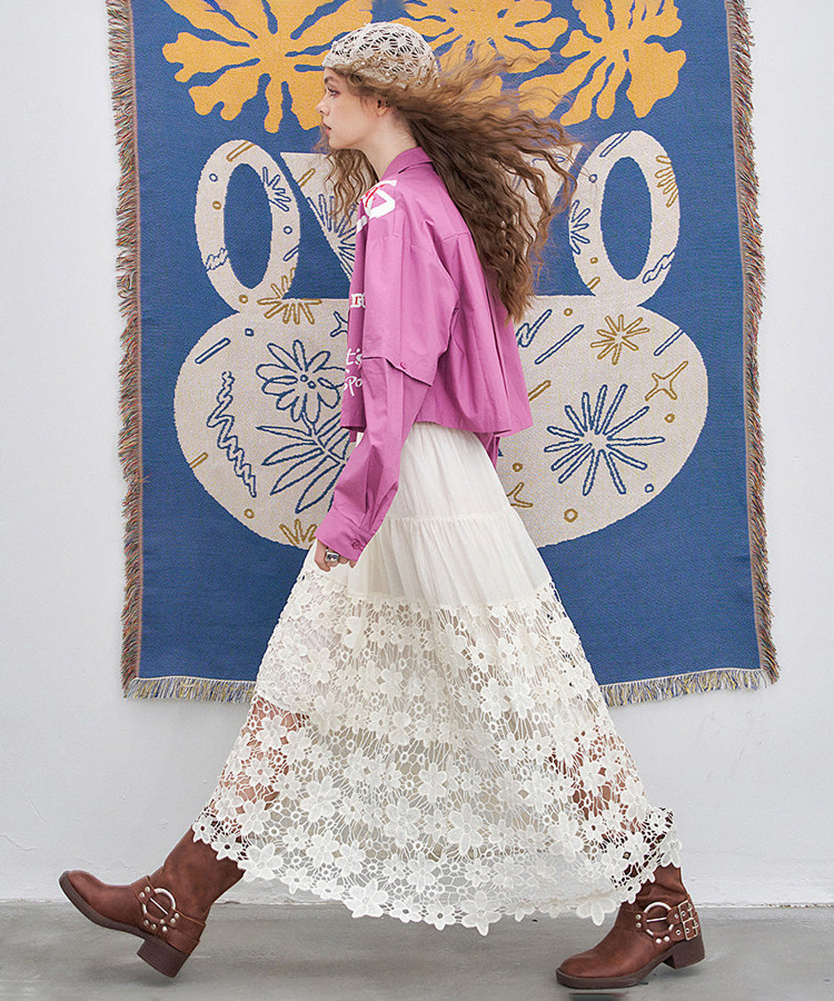 Lace Meadow Tier Skirt