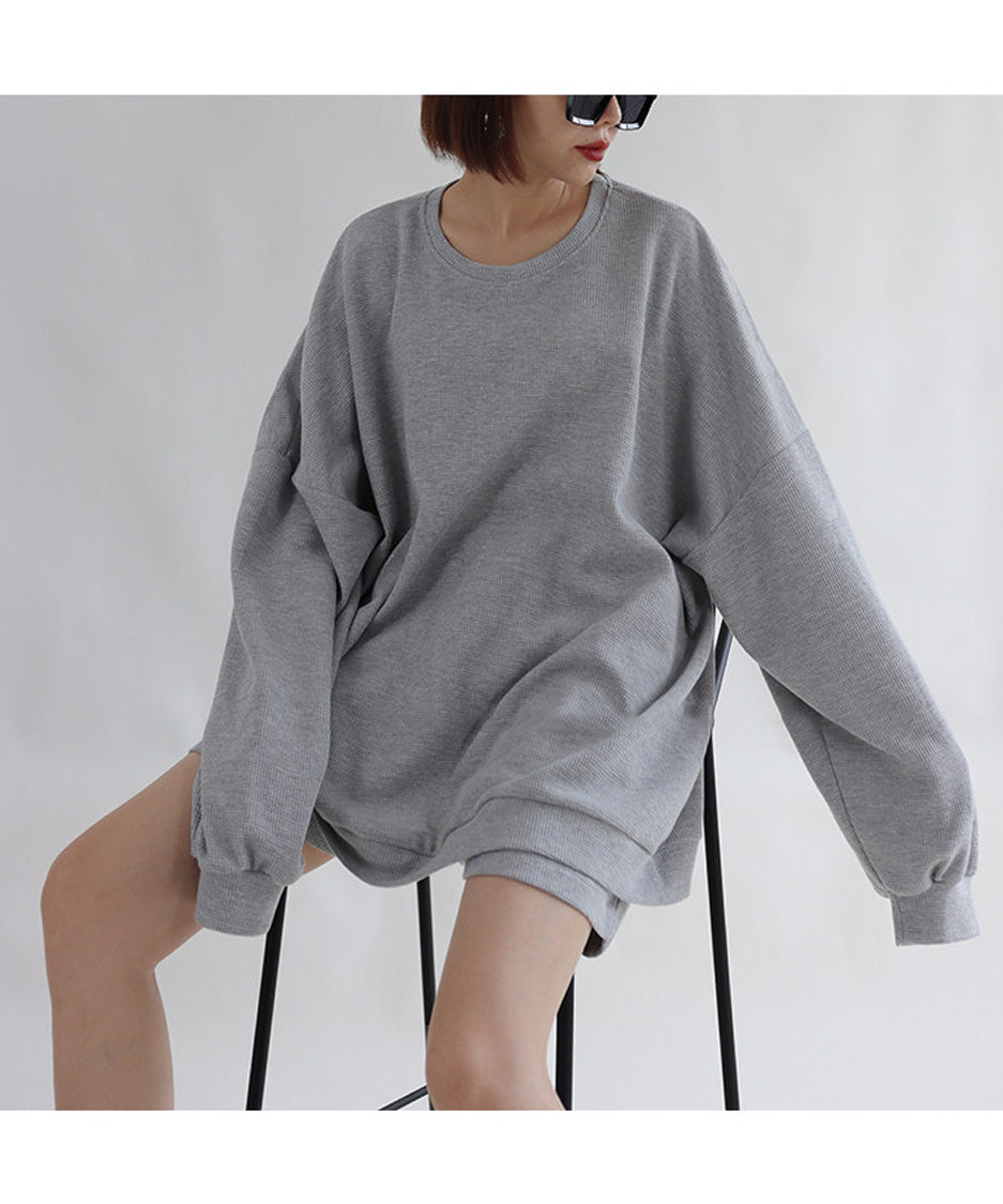 Waffle Relaxed Shorts Set