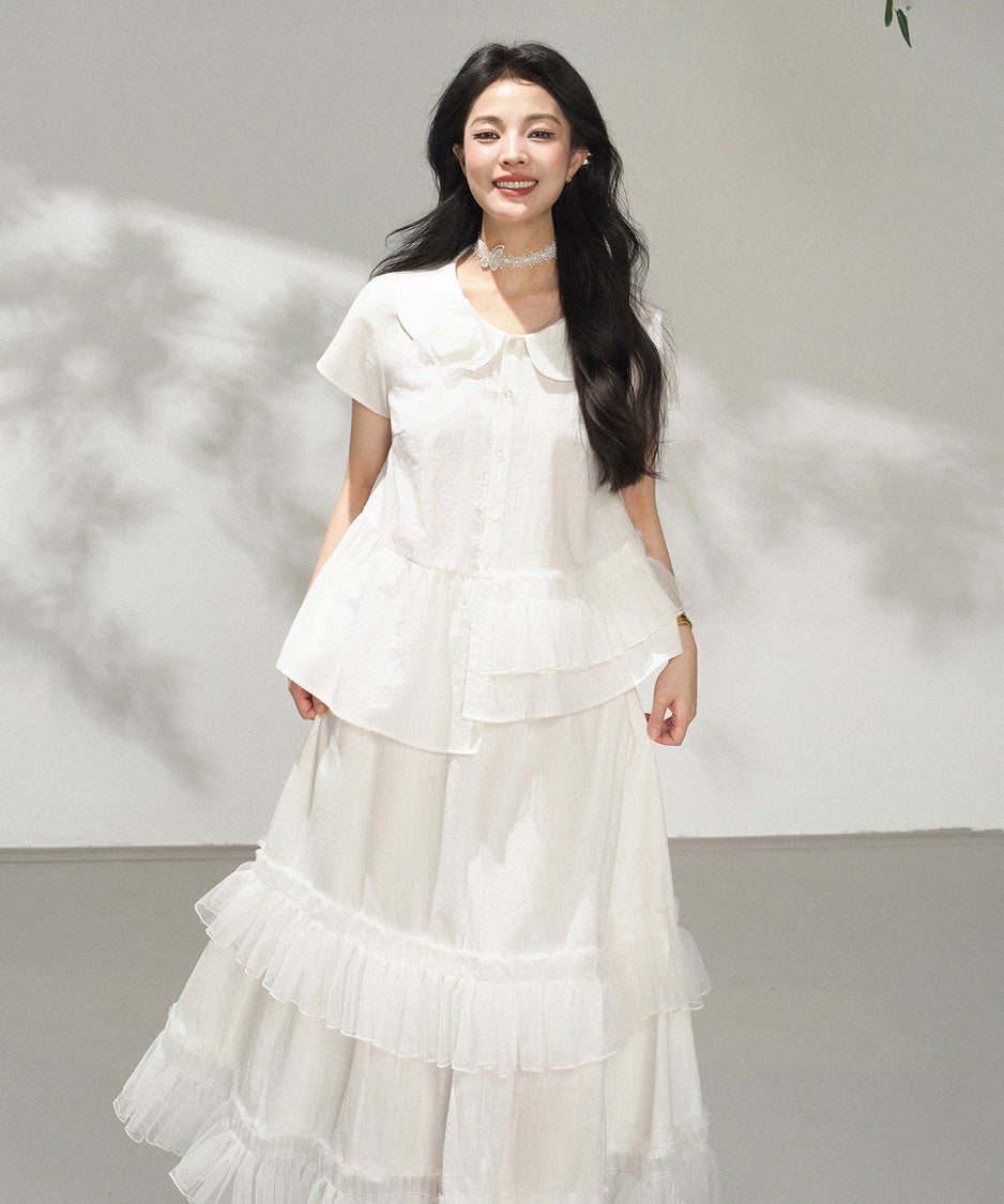 Lunaria Ruffle Skirt