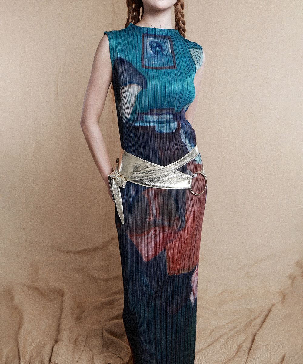 Metallic Ring Belt