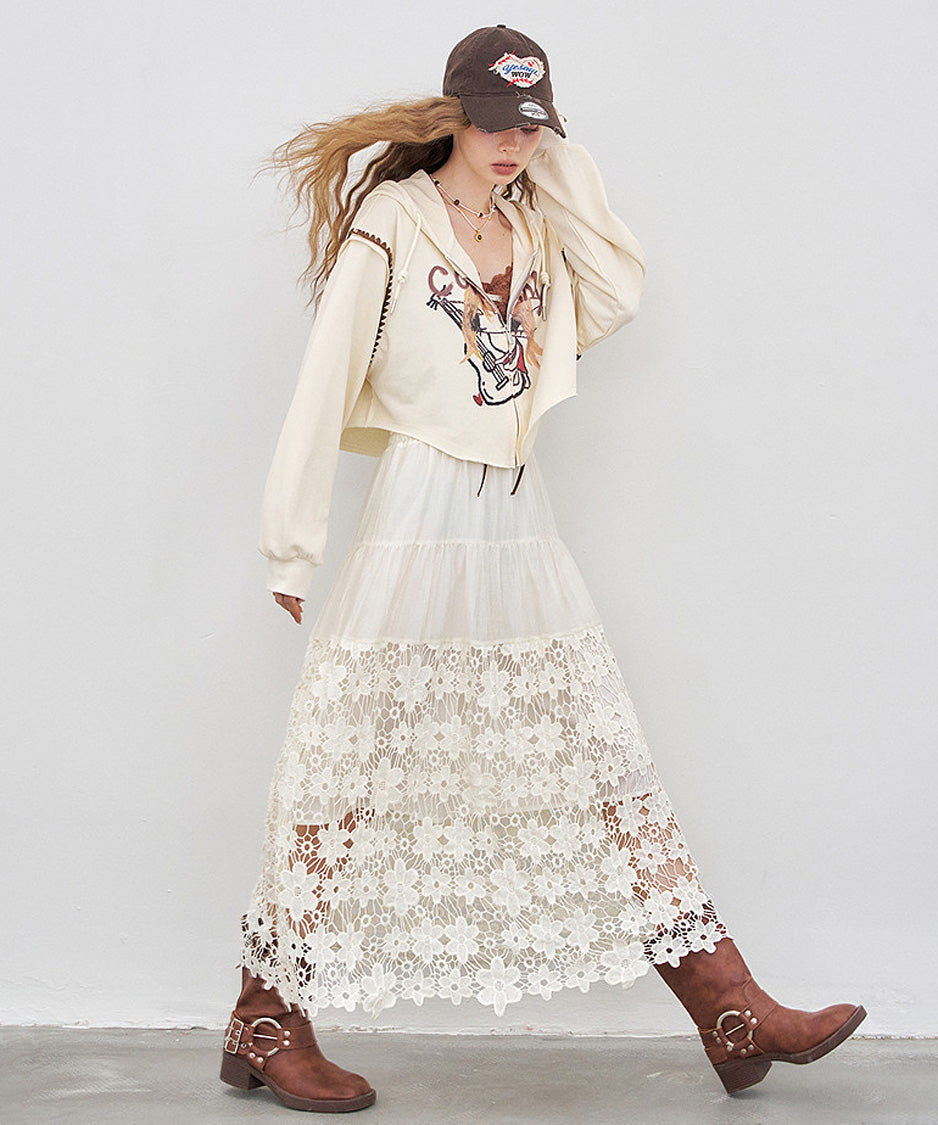Lace Meadow Tier Skirt