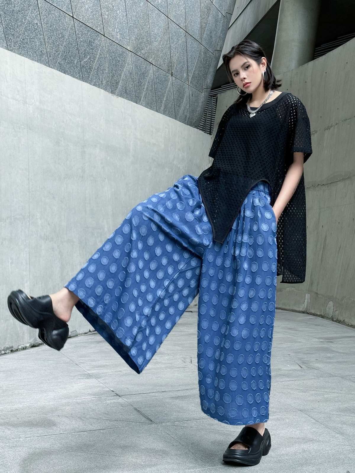 Dotshade Wide Pants