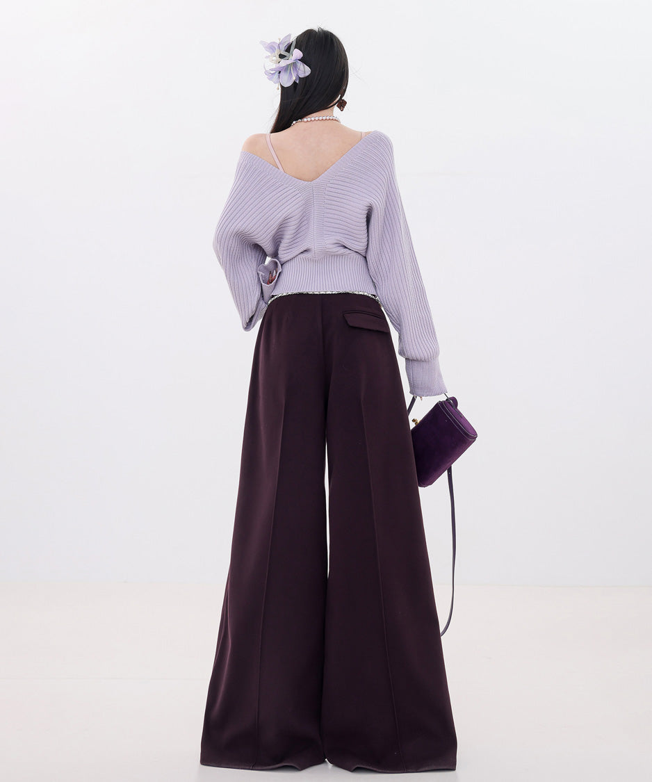 Bicolor Zip Top &amp; Skirt Co-ord