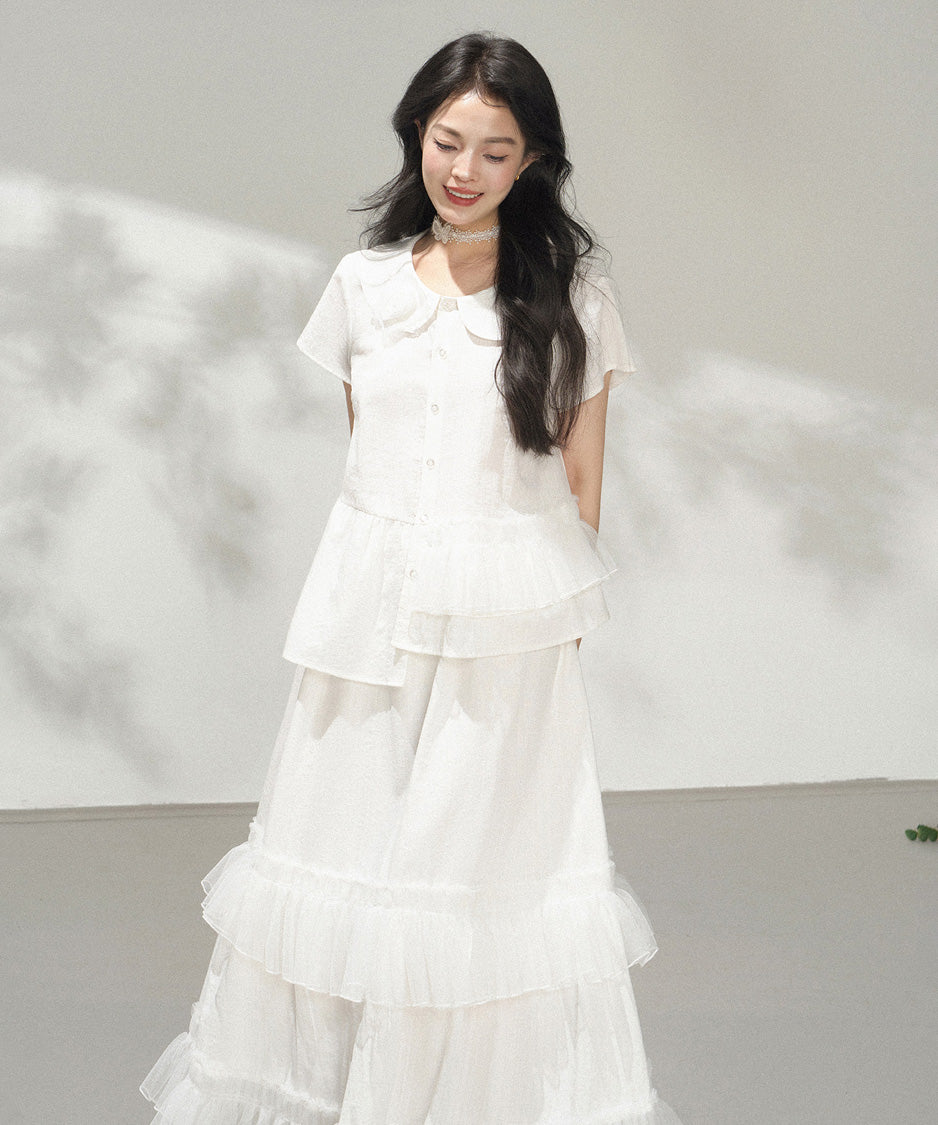 Lunaria Ruffle Skirt