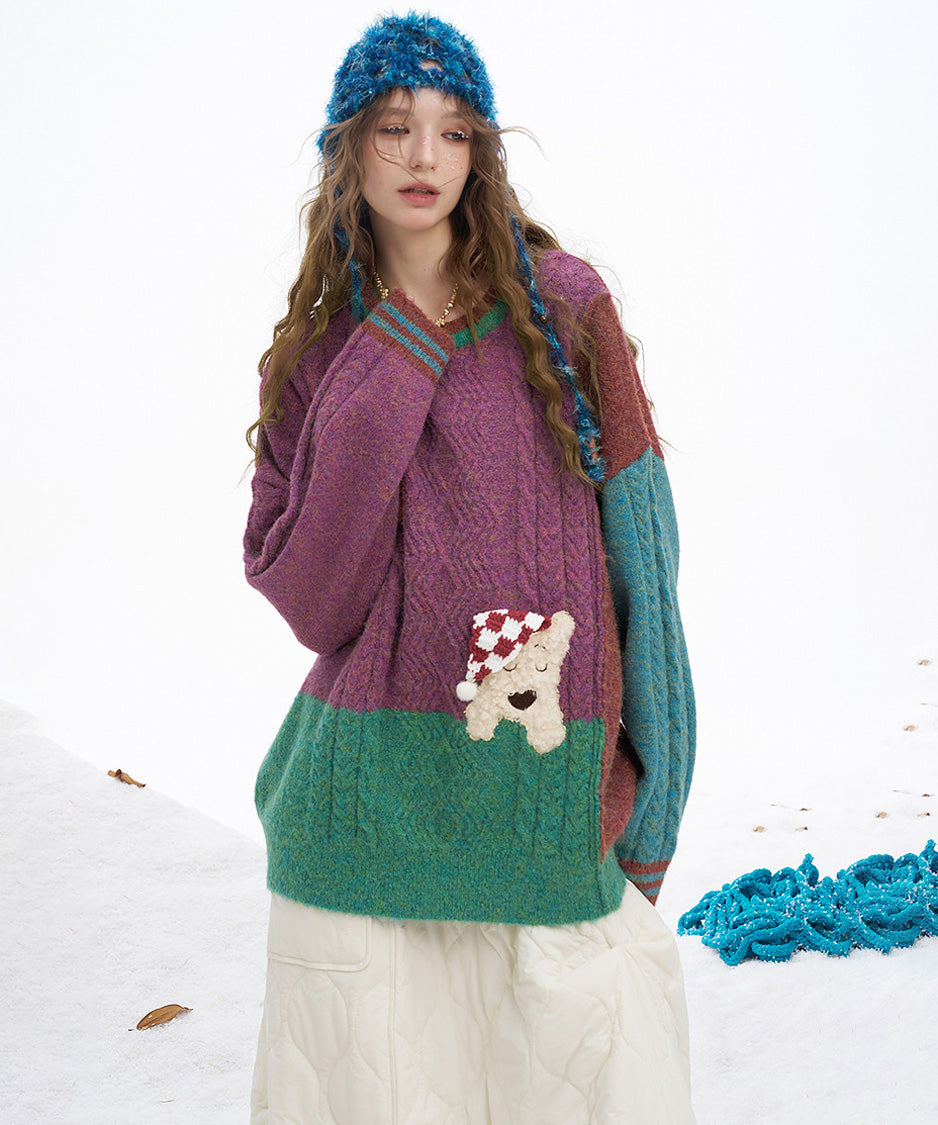 Patch Charm Sweater