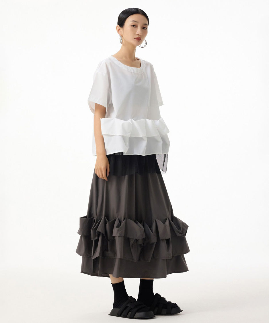 Fold Frill Top