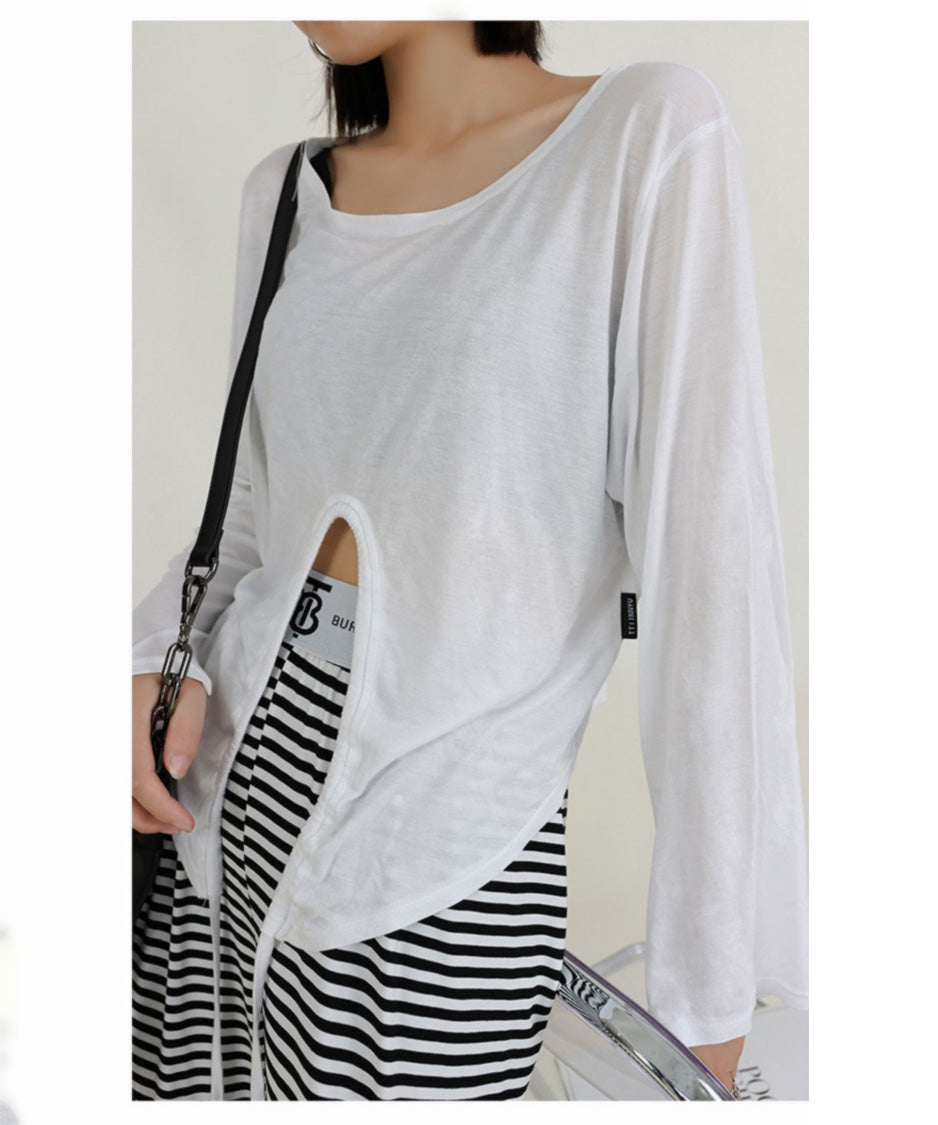 Drawstring Drape Top