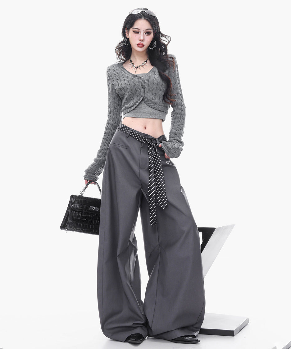 Structured Volume Wide Pants