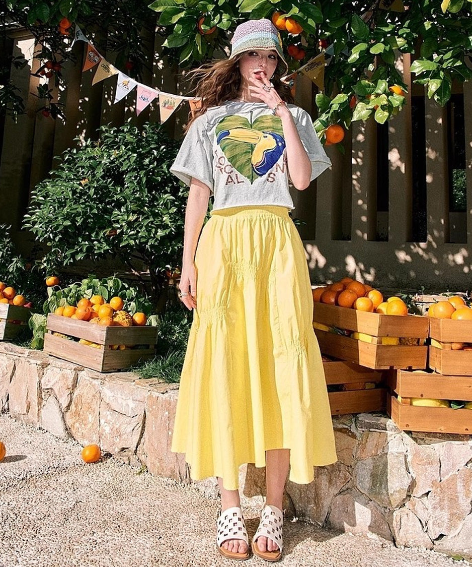 Lemon Drift Skirt