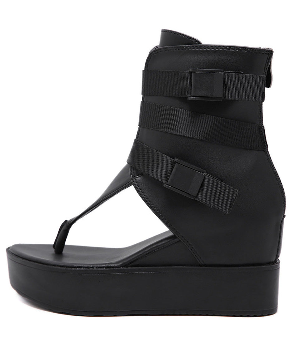 Strap Edge Platform Sandal