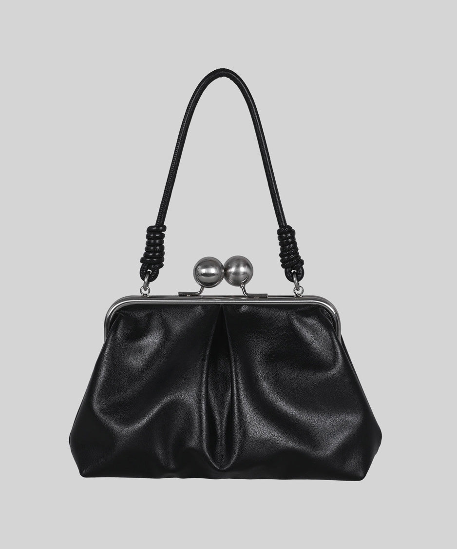 Metal Clasp Soft Bag