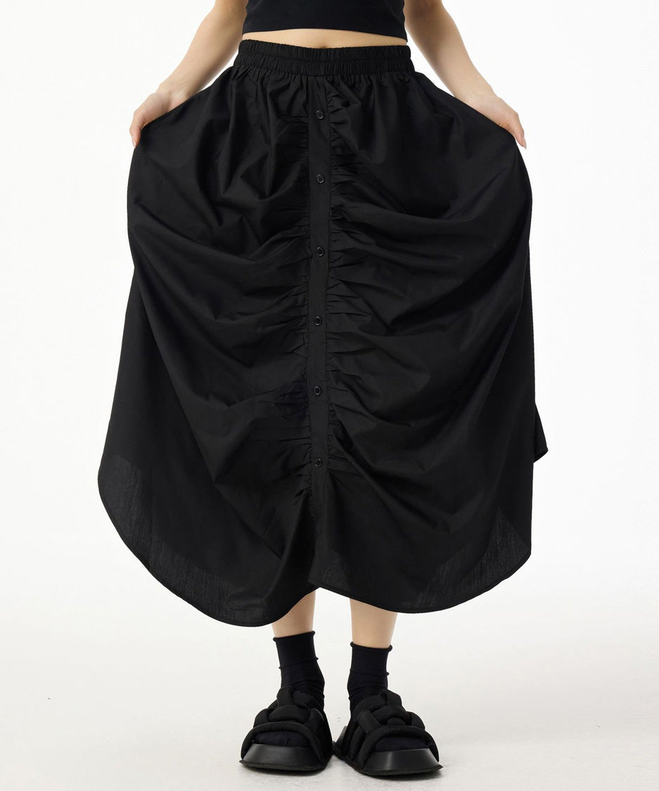 Gather Curve Skirt