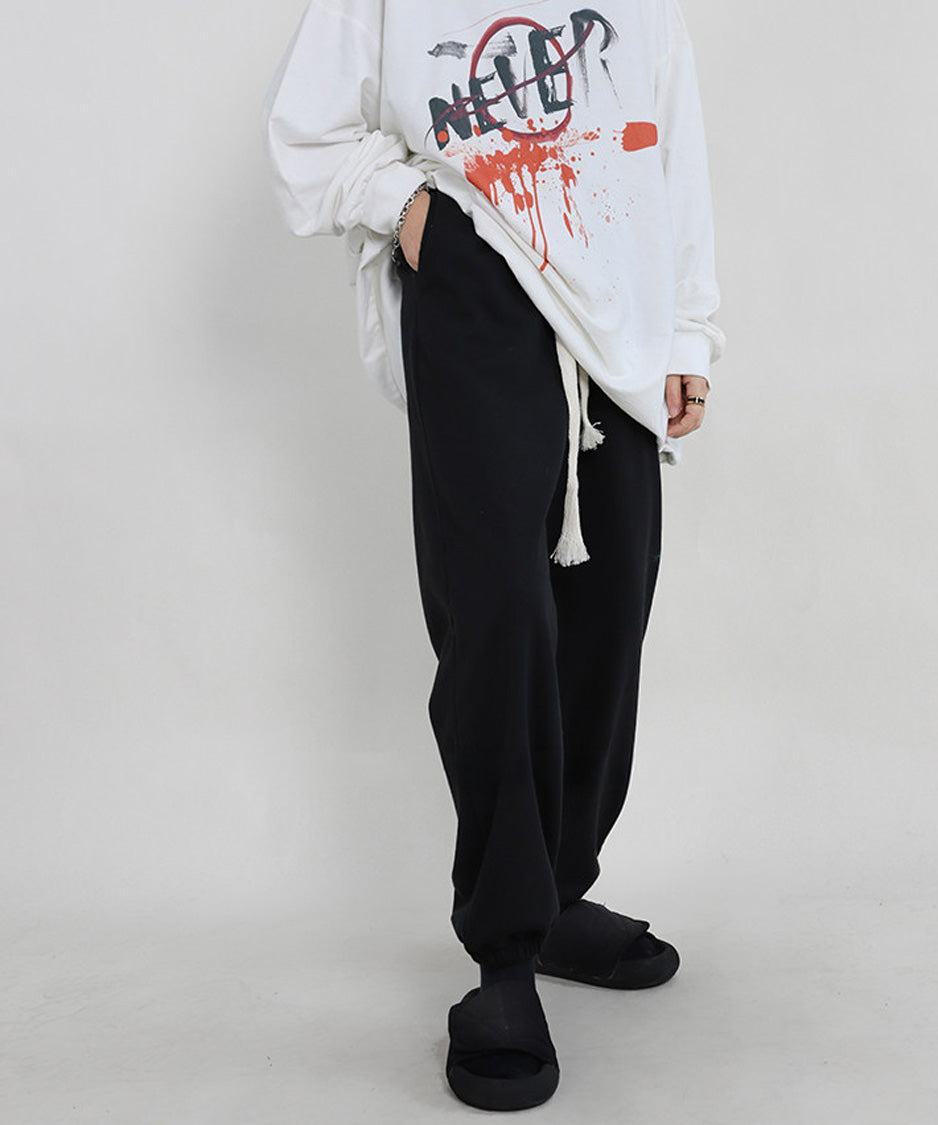 Long Cord Balloon Joggers
