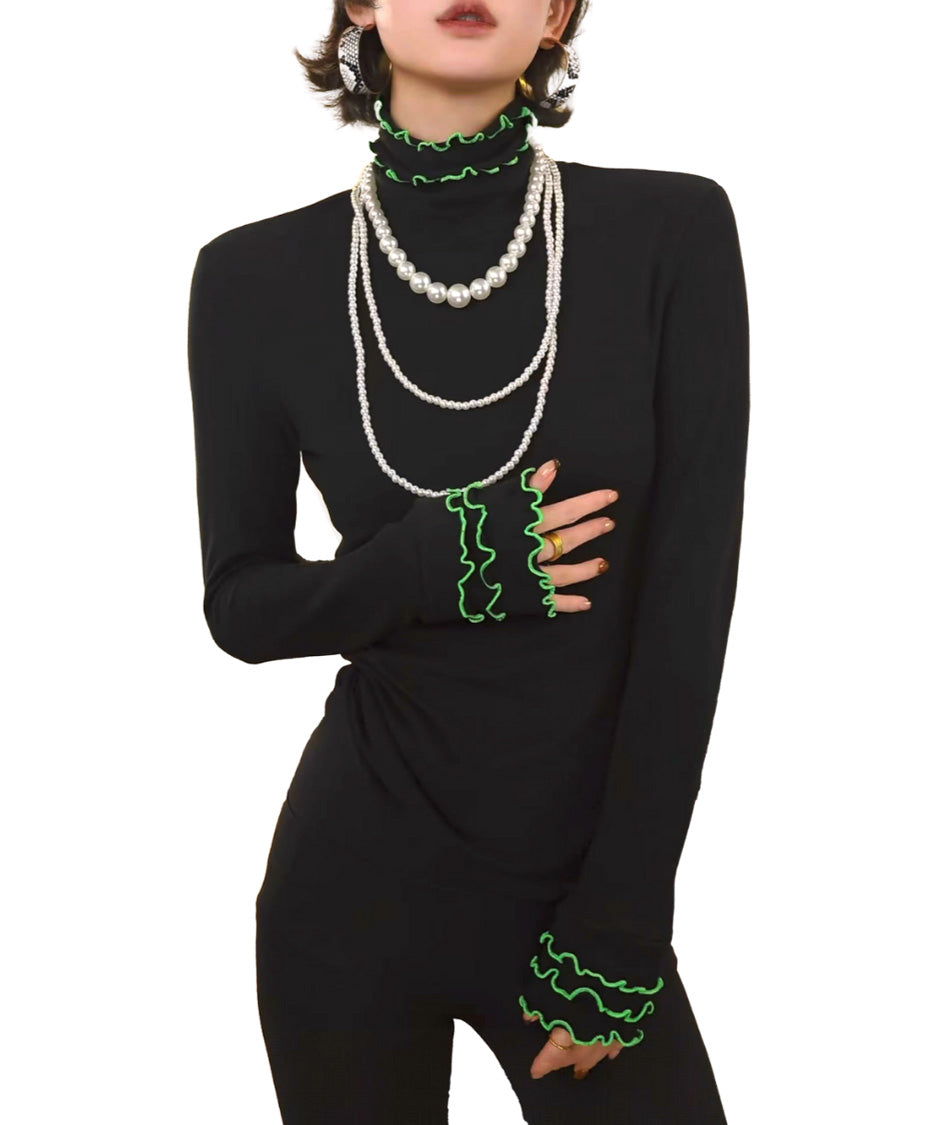 Frill Edge Turtle Top