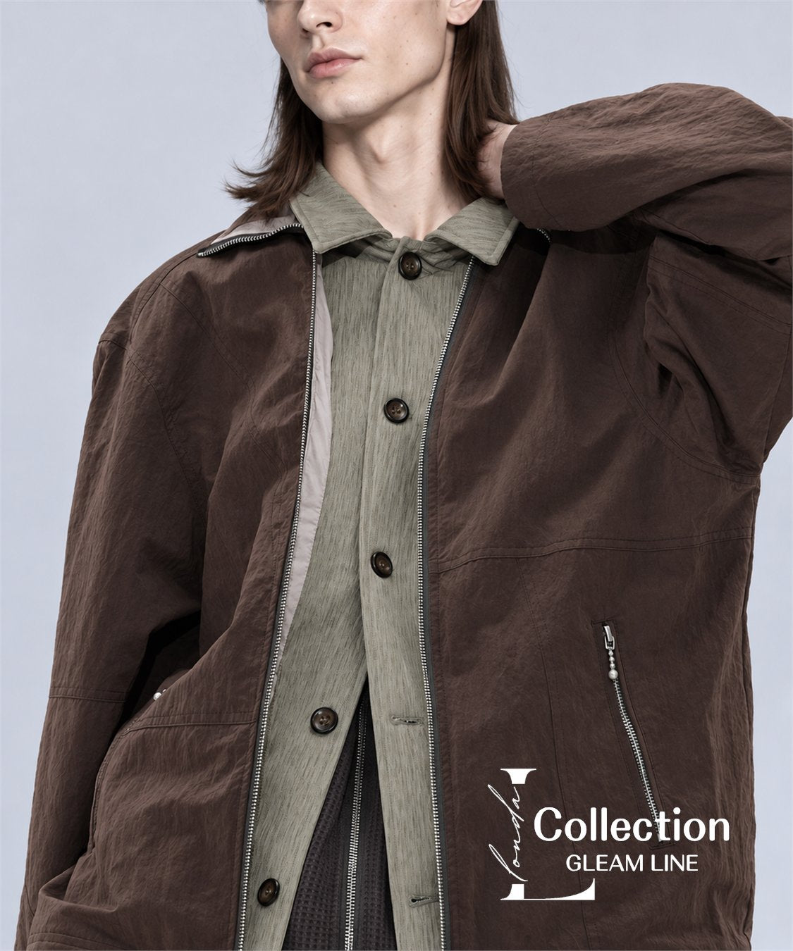 Veyro Layered Jacket Brown 1