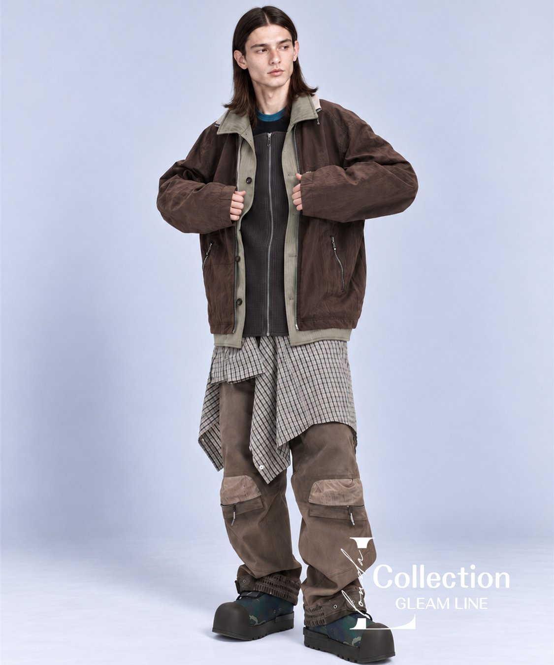 Veyro Layered Jacket Brown 3
