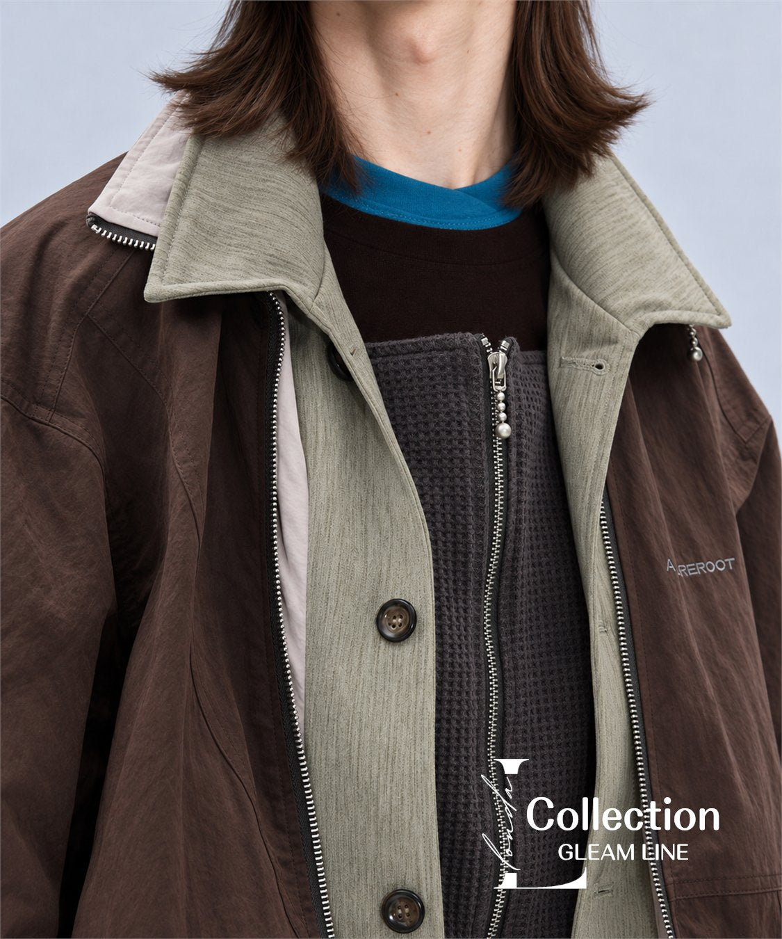 Veyro Layered Jacket Brown 6