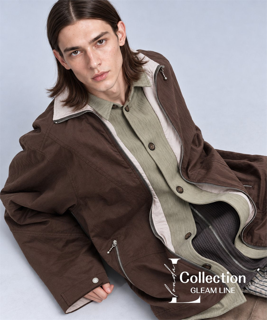 Veyro Layered Jacket Brown 7