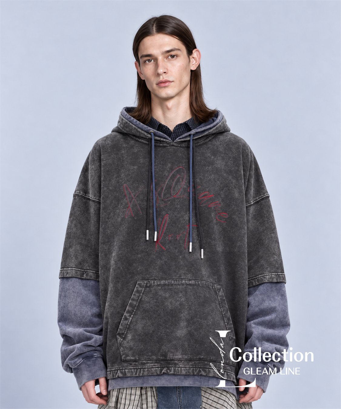 Cindrel Panel Hoodie Dark Gray 10