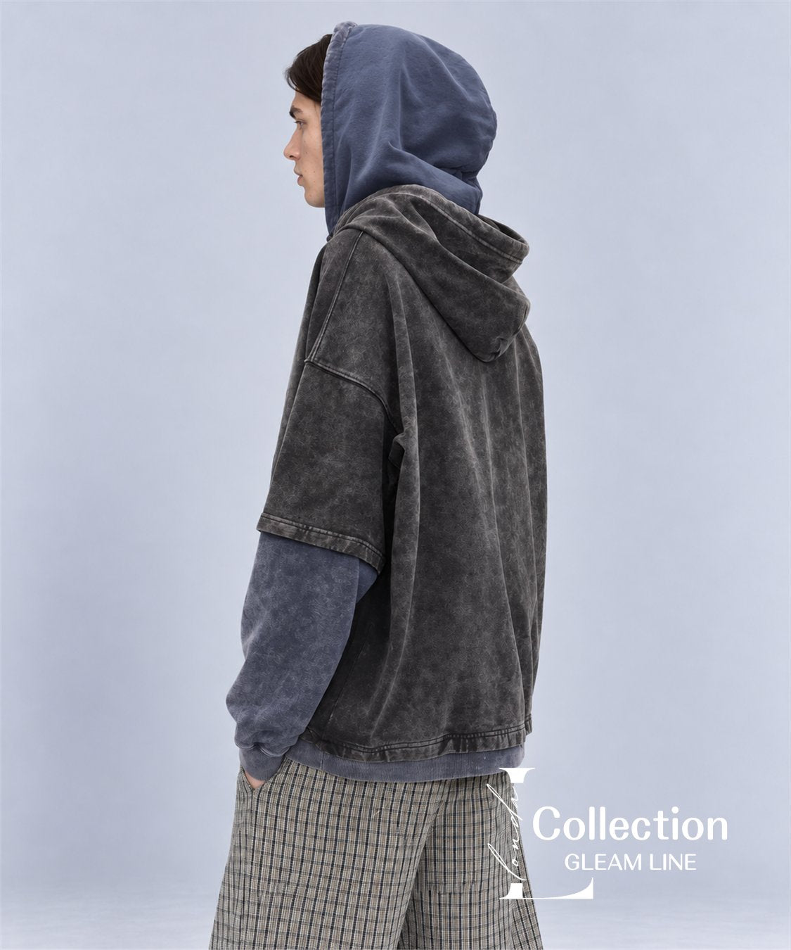 Cindrel Panel Hoodie Dark Gray 11