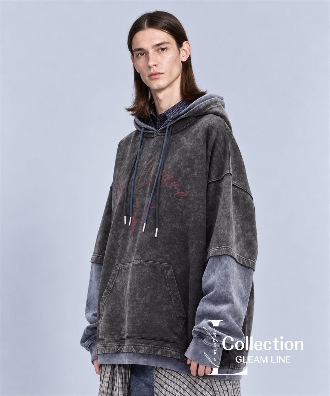 Cindrel Panel Hoodie Dark Gray 12