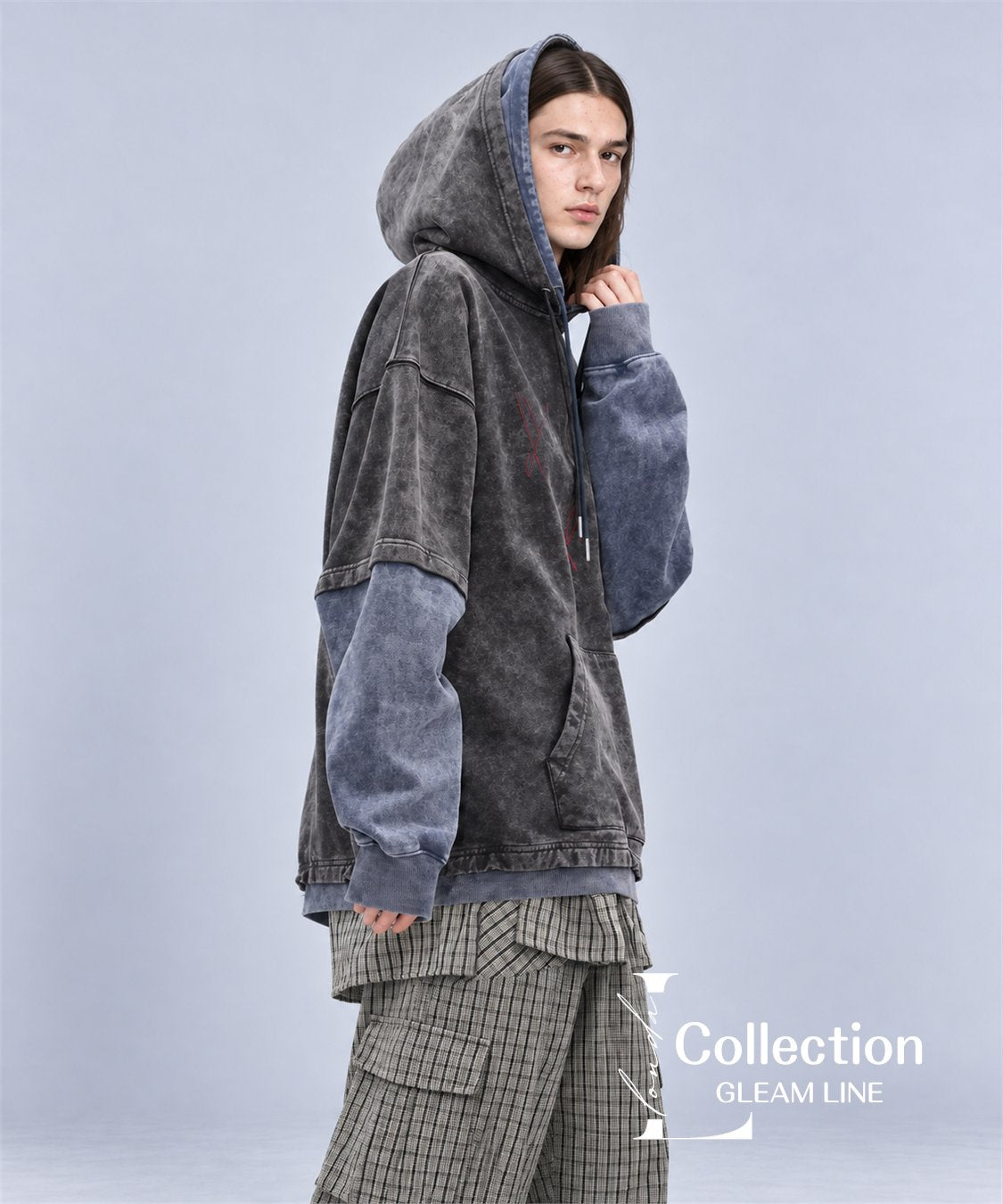 Cindrel Panel Hoodie Dark Gray 13
